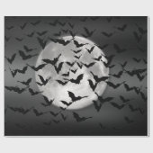 Katten en een volle maan cadeaupapier (Vlak)