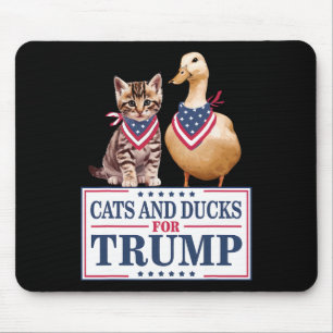 Katten en eenden voor Trump 2024 Kittens en eenden Muismat