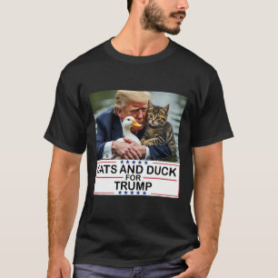 Katten en eenden voor Trump 2024 Kittens en eenden T-shirt