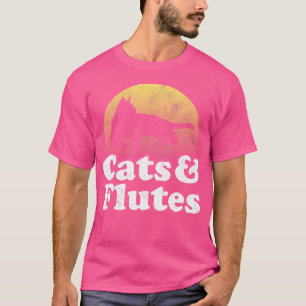 Katten en fluiten Mannen of dameskat en fluit T-shirt