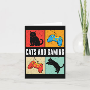 Katten en gaming voor het kattenspel kaart