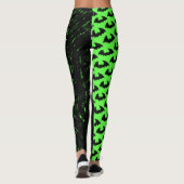 Katten en Gothic Lineair - Groene Leggings (Achterkant)