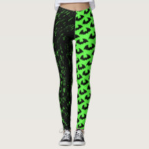 Katten en Gothic Lineair - Groene Leggings