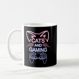 Katten en grappige kattever voor games koffiemok