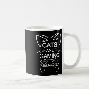 Katten en grappige kattever voor games koffiemok