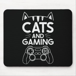 Katten en grappige kattever voor games muismat