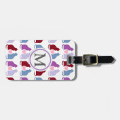 Katten en harten bagagelabel (Voorkant horizontaal)