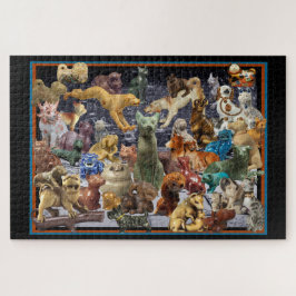 Katten en honden legpuzzel