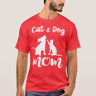 Katten en honden MamDieren Lover Puppy voor vrouwe T-shirt