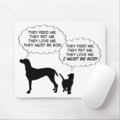 Katten en honden muismat (Met muis)