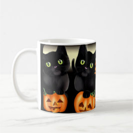 Katten en Jak-O-Lantaarns Koffiemok