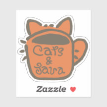 Katten en Java Brown Outline