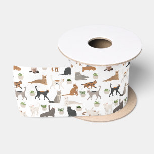 Katten en kamerplanten lint