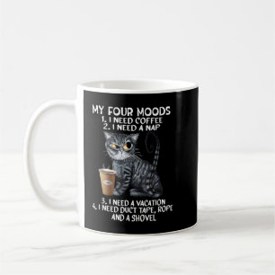 Katten en koffie, mijn vier uur, kattendeksels, ko koffiemok