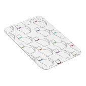 Katten en koolhydraten Aangepaste magneet (Rechterzijde)