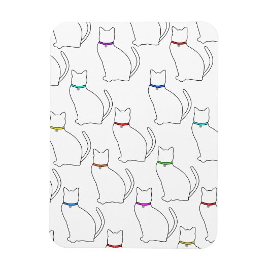 Katten en koolhydraten Aangepaste magneet (Verticaal)