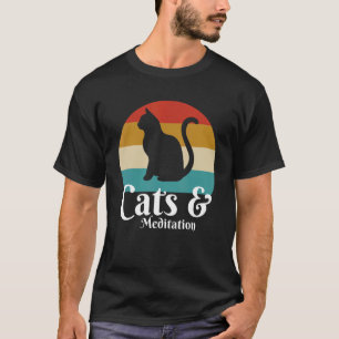 Katten en Meditatie T-shirt