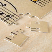 katten en muziek legpuzzel (Zijkant)