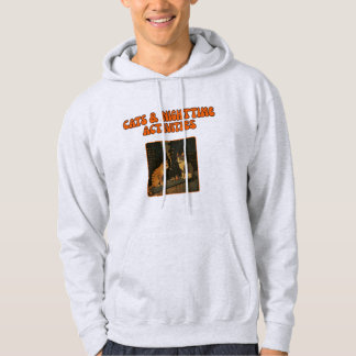 Katten en nachtelijke activiteiten - Retro Funny C Hoodie