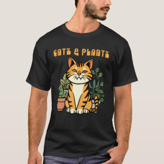 Katten En Planten Kat Eigenaar Kitten Kat Liefhebb T-shirt
