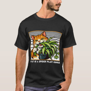 Katten en Slaplanten Grappige Kunst T-shirt
