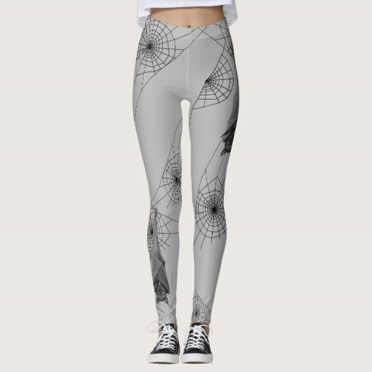 Katten en webben! Vruchtvlees! Bat Lover. Hallowee Leggings (Voorkant)