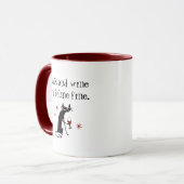 Katten en Wijn Feline Fijne Wijn Pun met Kat Mok (Voorkant links)