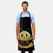 Katten en zeelieden schort (Gedragen)