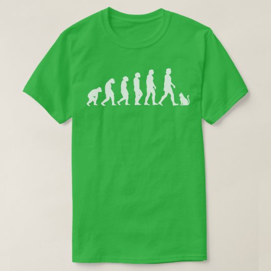 Katten Evolutie T-shirt (Design voorkant)