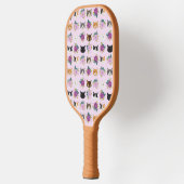 Katten Florals Paars Pickleball Paddle (Links)