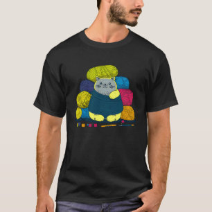 Katten garen haken t-shirt