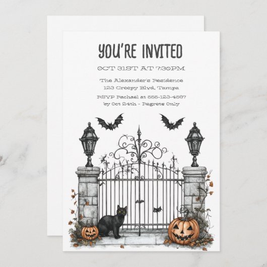 Katten Gatekeeper Custom Fun Kaart (Voorkant / Achterkant)