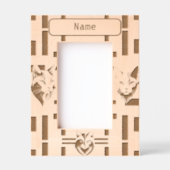 katten gegraveerde lijstjes (Voorkant)