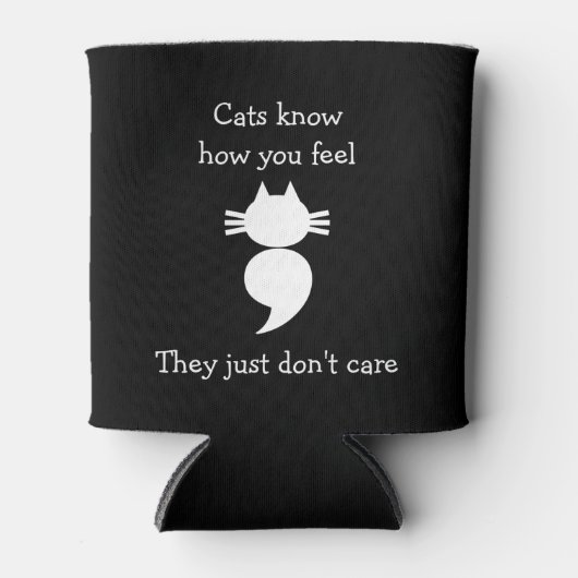 Katten geven er niet om blikjeskoeler (Voorkant)