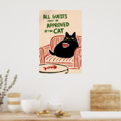 Katten Goedgekeurde Poster, Grappige Huisdier Muur Poster (Keuken)