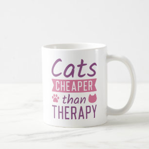 Katten goedkoper dan therapie koffiemok