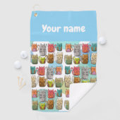 Katten! Golfhanddoek (Insitu)