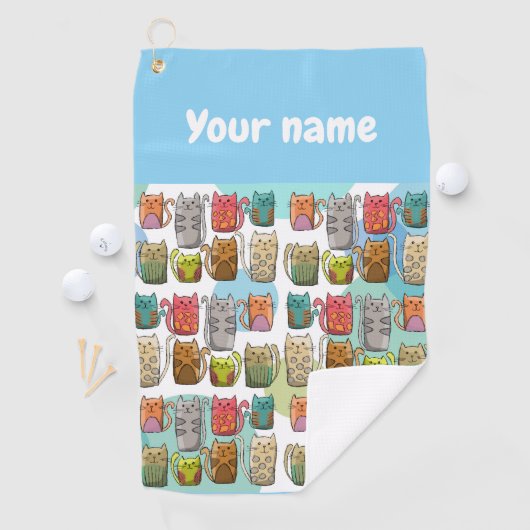 Katten! Golfhanddoek (Insitu)