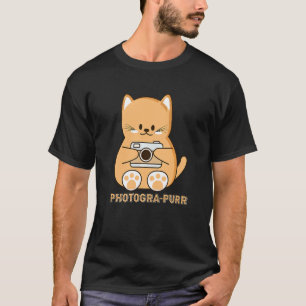 Katten grap fotograaf t-shirt