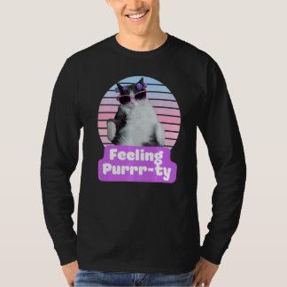 Katten Grappige Meme Kat Feline Gevoel Spin ty T-shirt