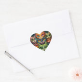 Katten Hart Sticker (Envelop)