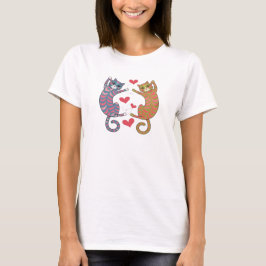 katten hart t-shirt