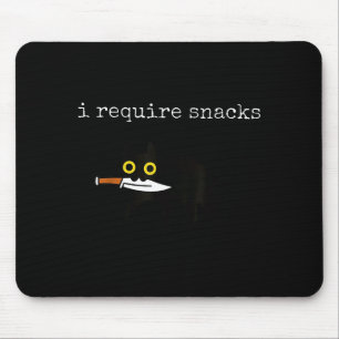 Katten hebben snacks nodig muismat