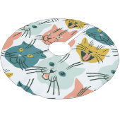 Katten heeft een raar  patroon. kerstboom rok (Gekanteld)