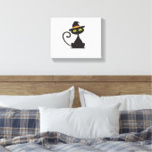 katten heks Classic T-shirt Canvas Afdruk (Insitu (Slaapkamer))