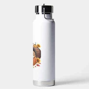 Katten Herfst Autumn Pompoenen Thanksgiving Zonneb Waterfles