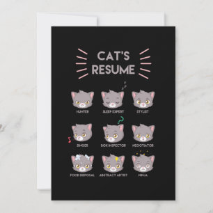 Katten hervatten Funny Cat Kittens eigenaars katzo Kaart