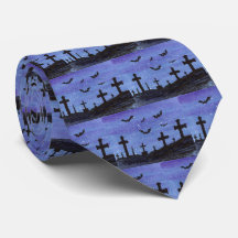 Katten in de Graveyard Halloween