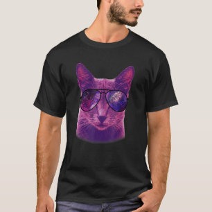 Katten in de kosmos Kosmische katten Ruimtekatten T-shirt