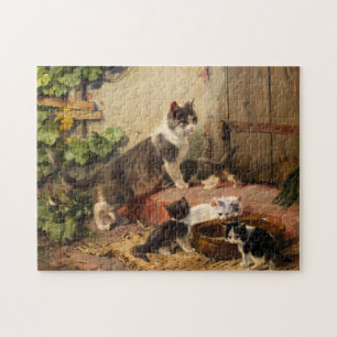 Katten in de melkschaal   Julius Adam de Jongere Legpuzzel